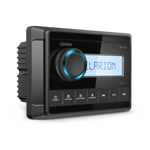 Clarion® Marine Source Unit with LCD Display (CMM-20)