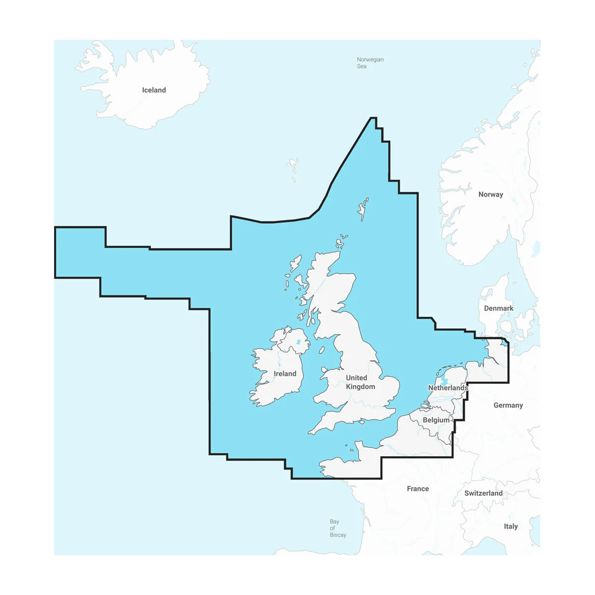 U.K., Ireland & Holland - Marine Charts
