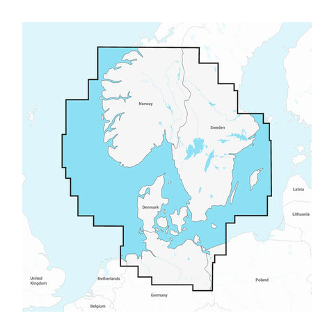 Scandinavia, South & Germany, North - Marine Charts