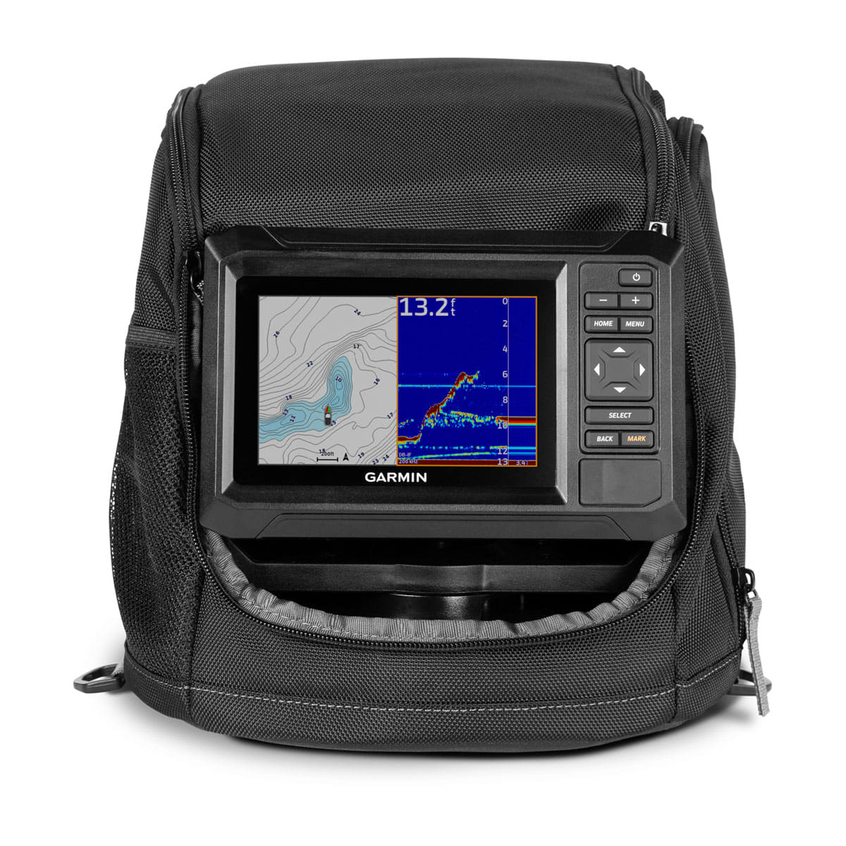 ECHOMAP™ UHD2 Keyed 5" Ice Fishing Bundle