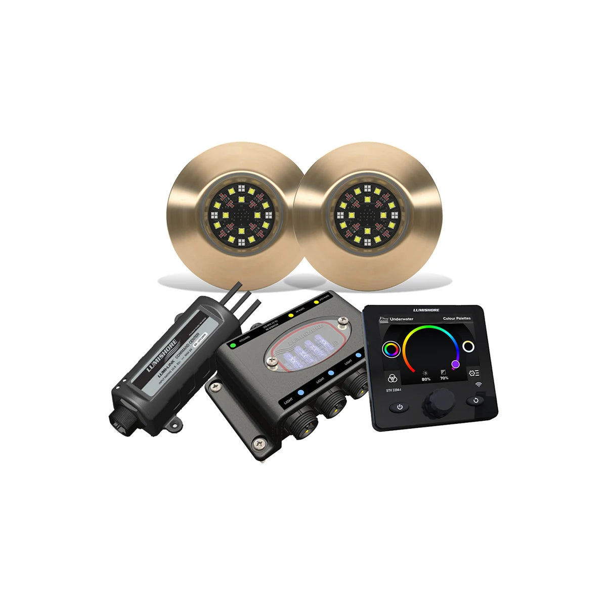 Lumishore® TIX404 Underwater Interchangeable Thru-hull Set