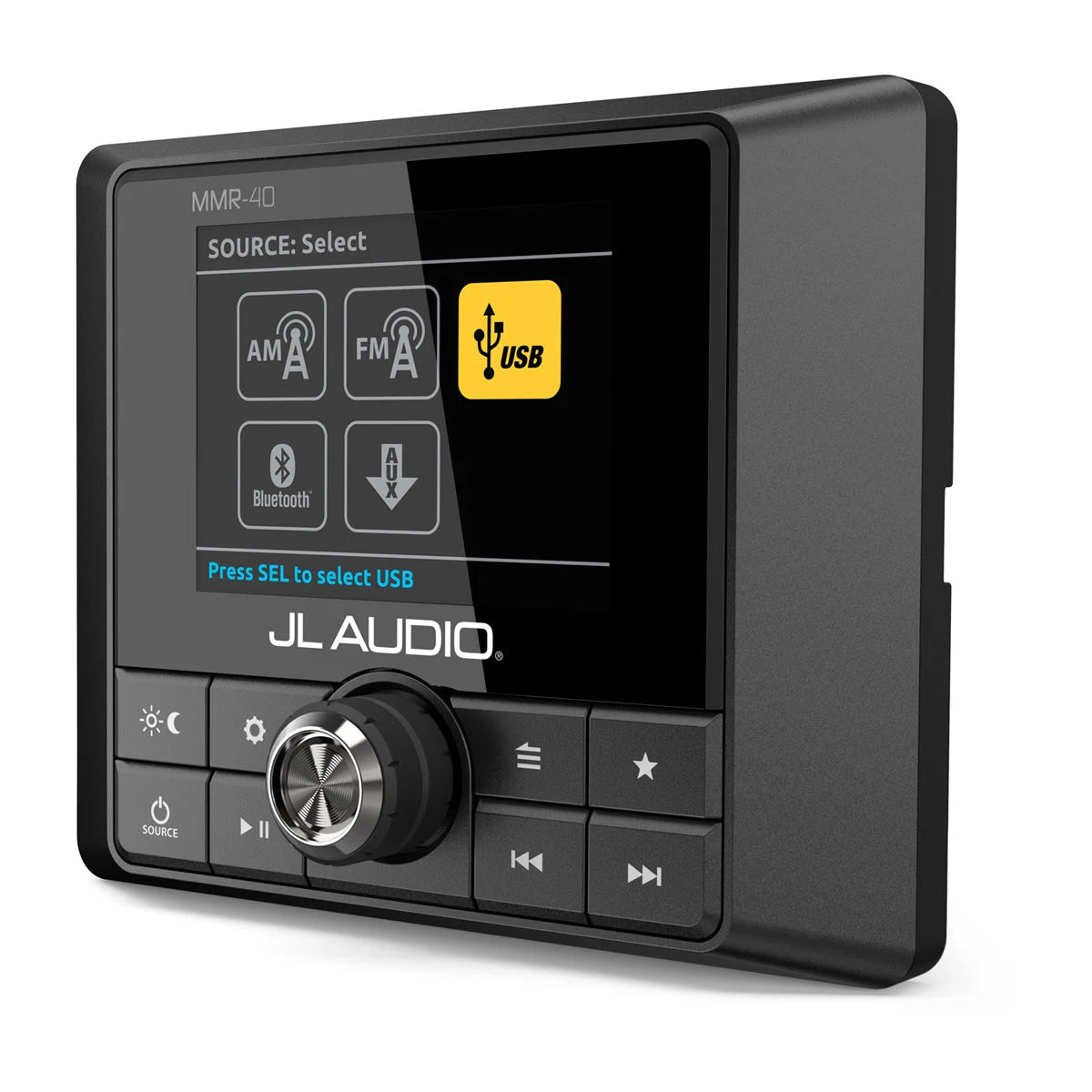 JL Audio® Wired Remote Controller for MediaMaster® Source Unit with Full-color LCD Display (MMR-40)