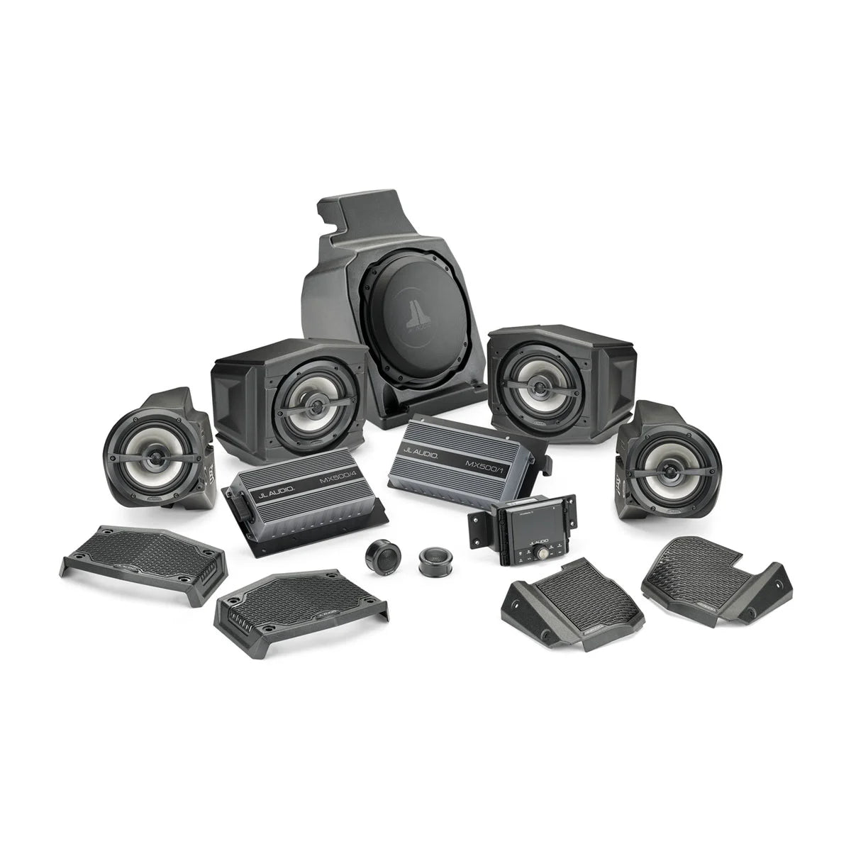 JL Audio SlamPak® Audio System with MM55 for Polaris RZR