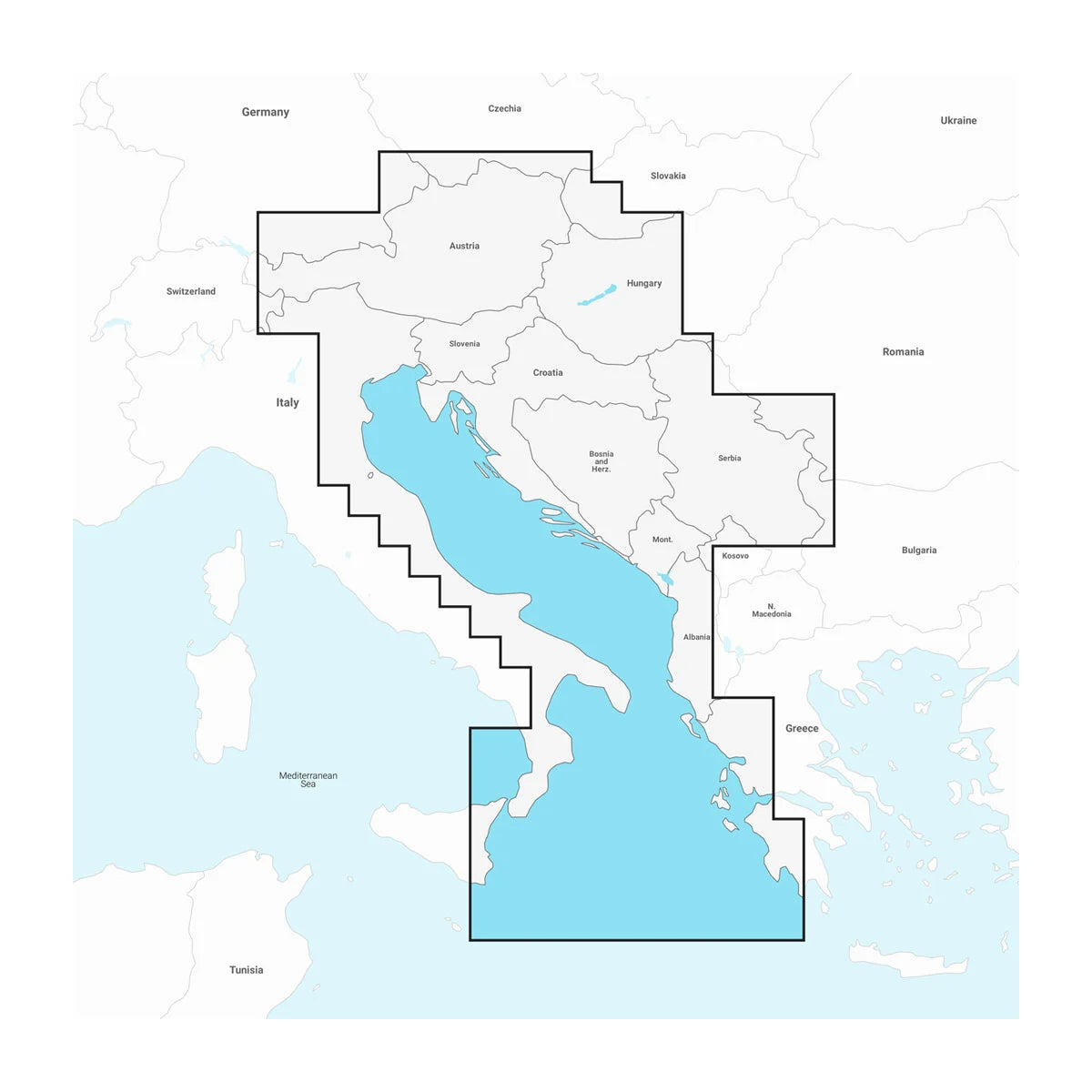Adriatic & Ionian Sea - Marine Charts