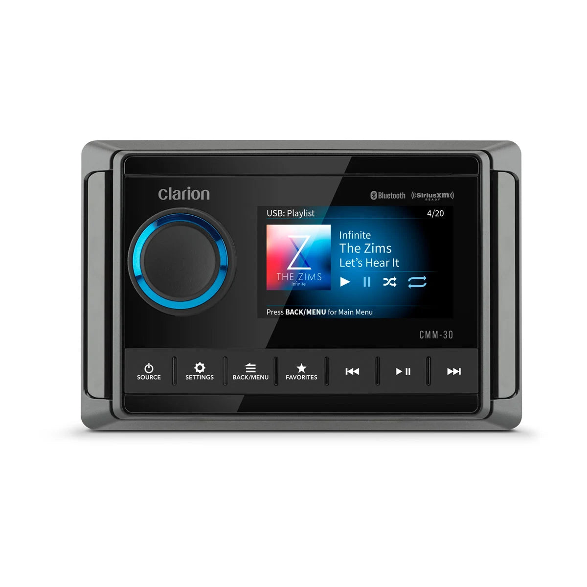 Clarion® Marine Source Unit